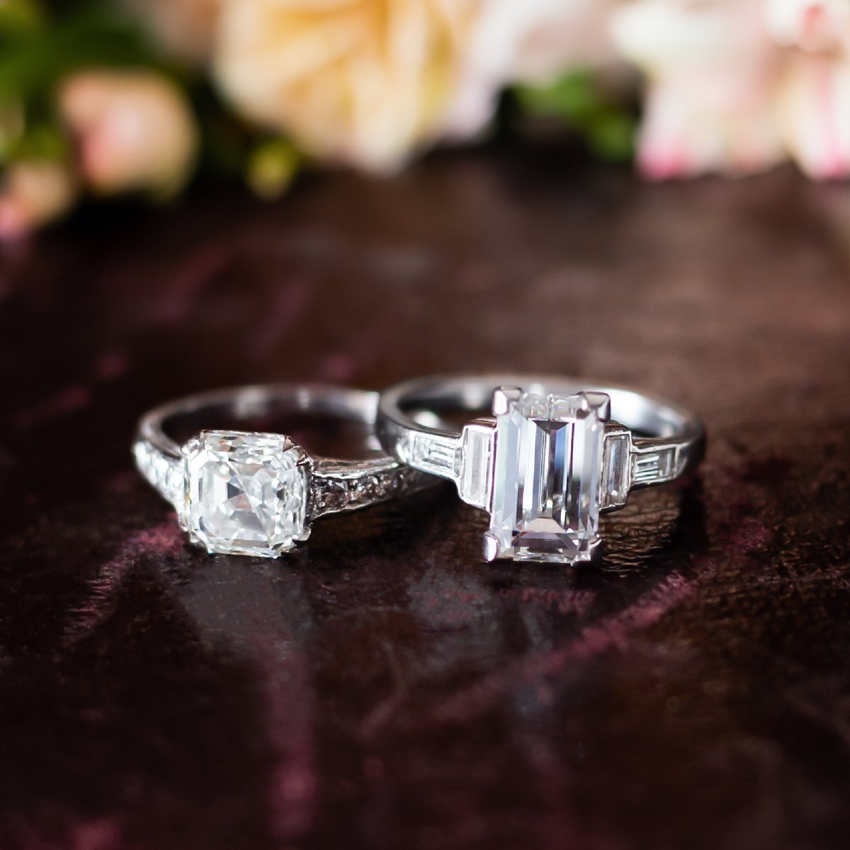 Art Deco Diamond Engagement Rings